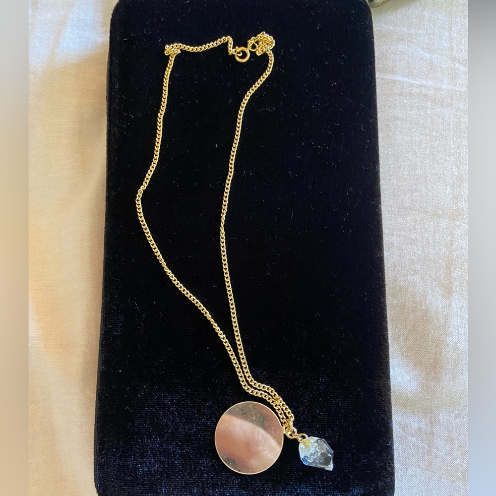 Herkimer Diamond Pendant Necklace